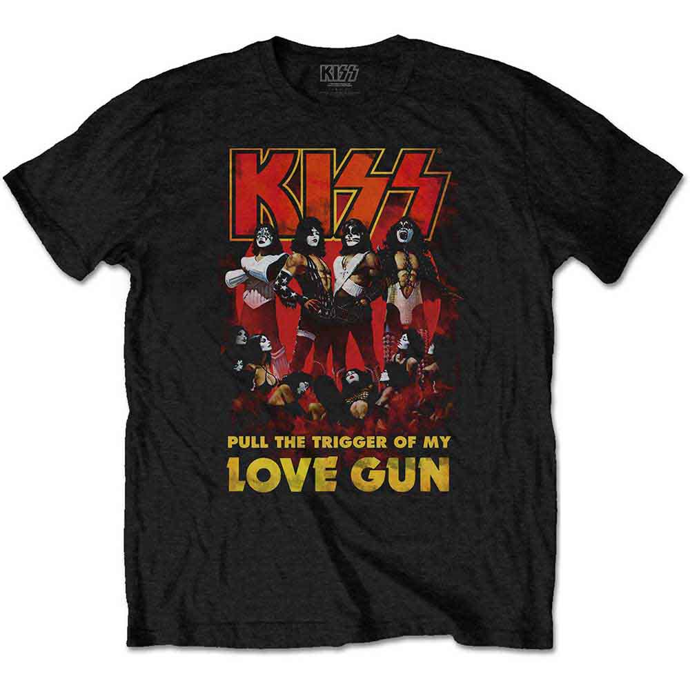 KISS - Love Gun Glow | T-Shirt Black