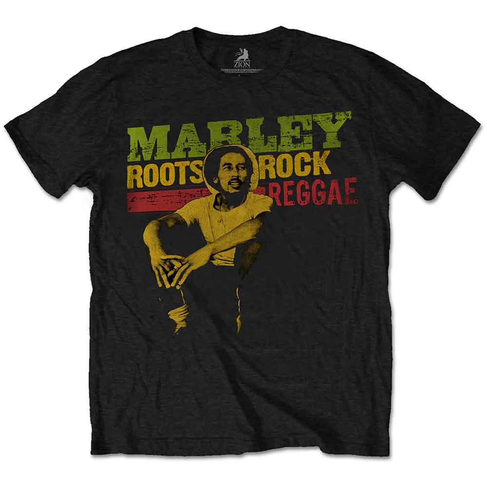 Bob Marley - Roots, Rock, Reggae | T-Shirt Black