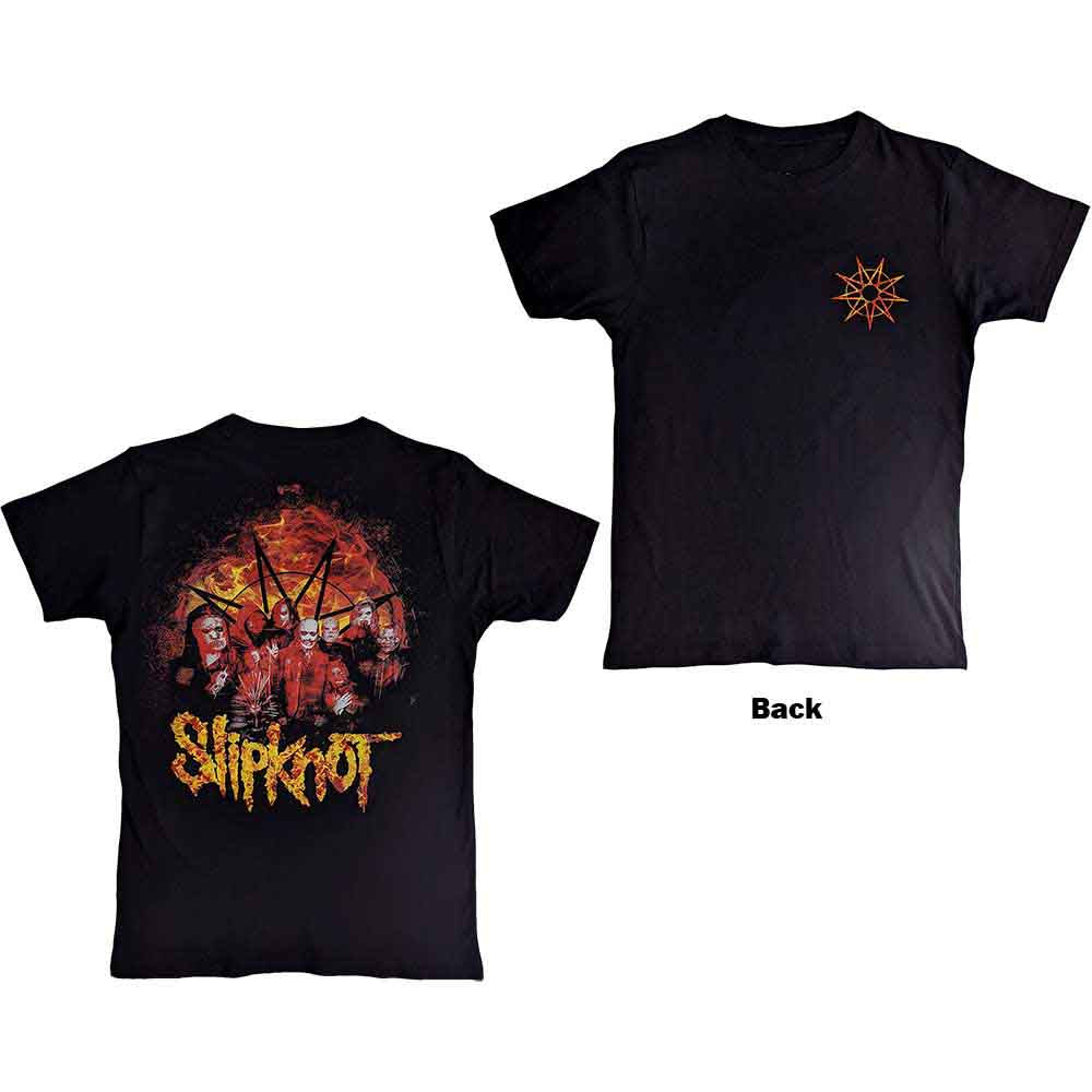 Slipknot - The End So Far Flame Logo | T-Shirt Black