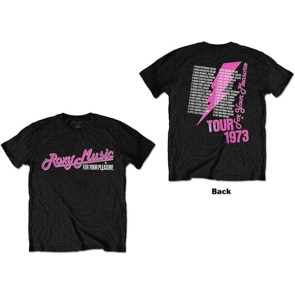 Roxy Music - For Your Pleasure Tour | T-Shirt Black