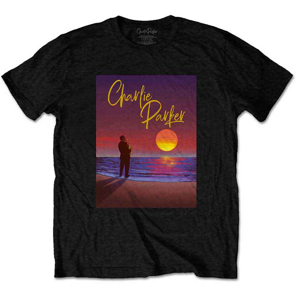 Charlie Parker - Purple Sunset | T-Shirt Black