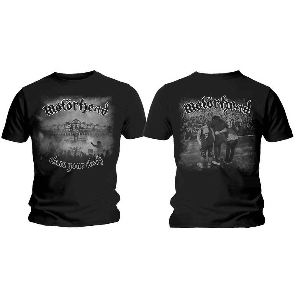 Motorhead - Clean Your Clock B&W | T-Shirt Black