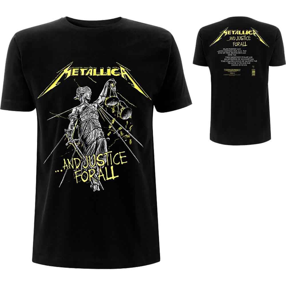 Metallica - And Justice For All Tracks | T-Shirt Black