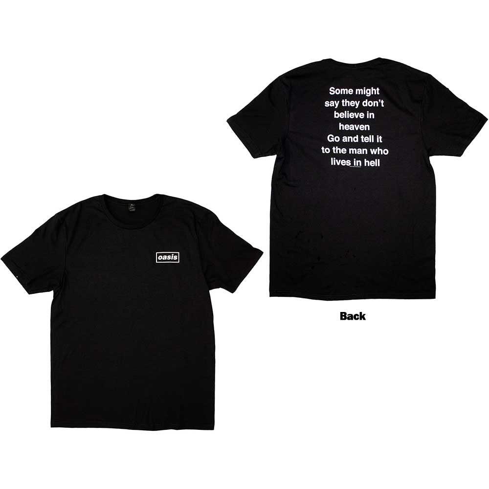 Oasis - Some Might Say Lyric | Black
