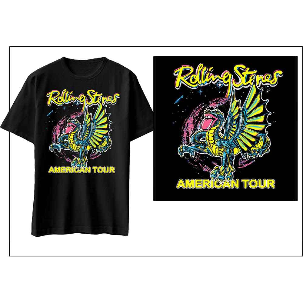 The Rolling Stones - American Tour Dragon | T-Shirt Black