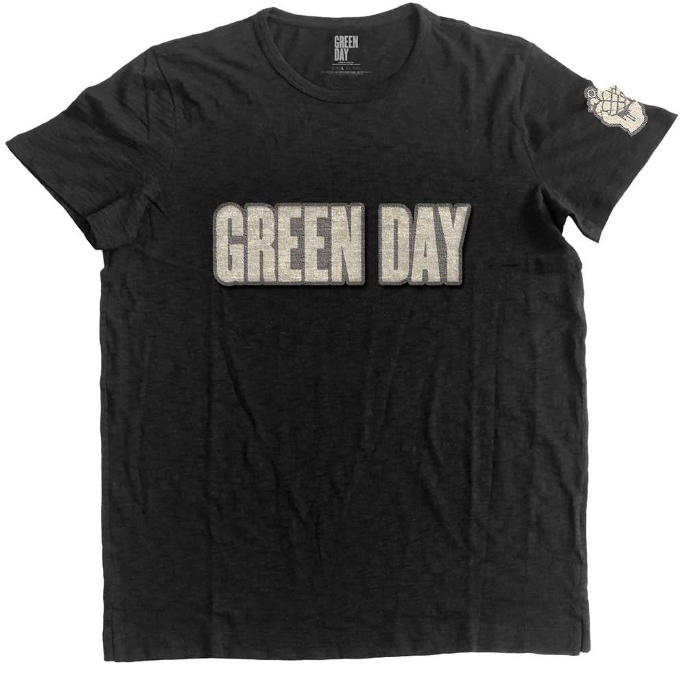 Green Day - Logo & Grenade | T-Shirt Black