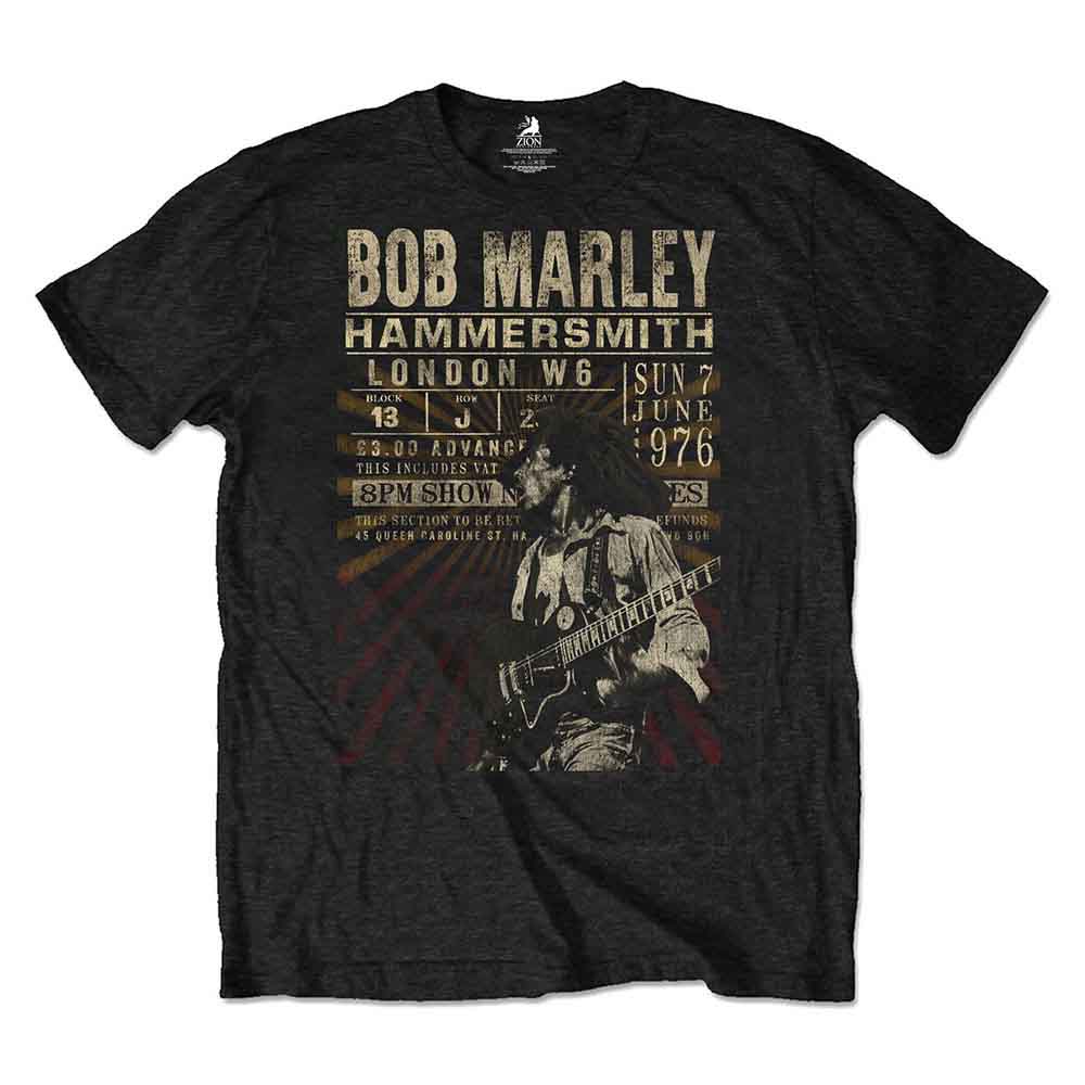 Bob Marley - Hammersmith '76 | T-Shirt Black