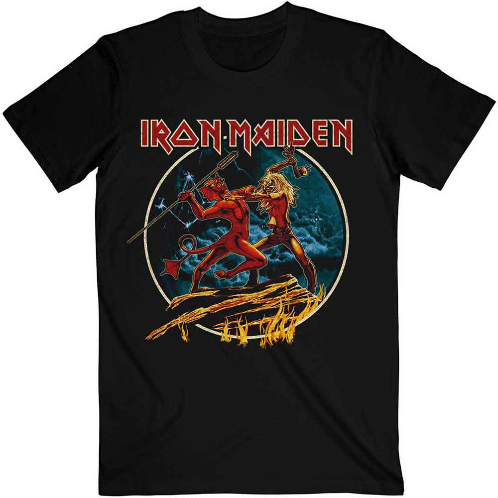 Iron Maiden - Number Of The Beast Run To The Hills Circular | T-Shirt Black