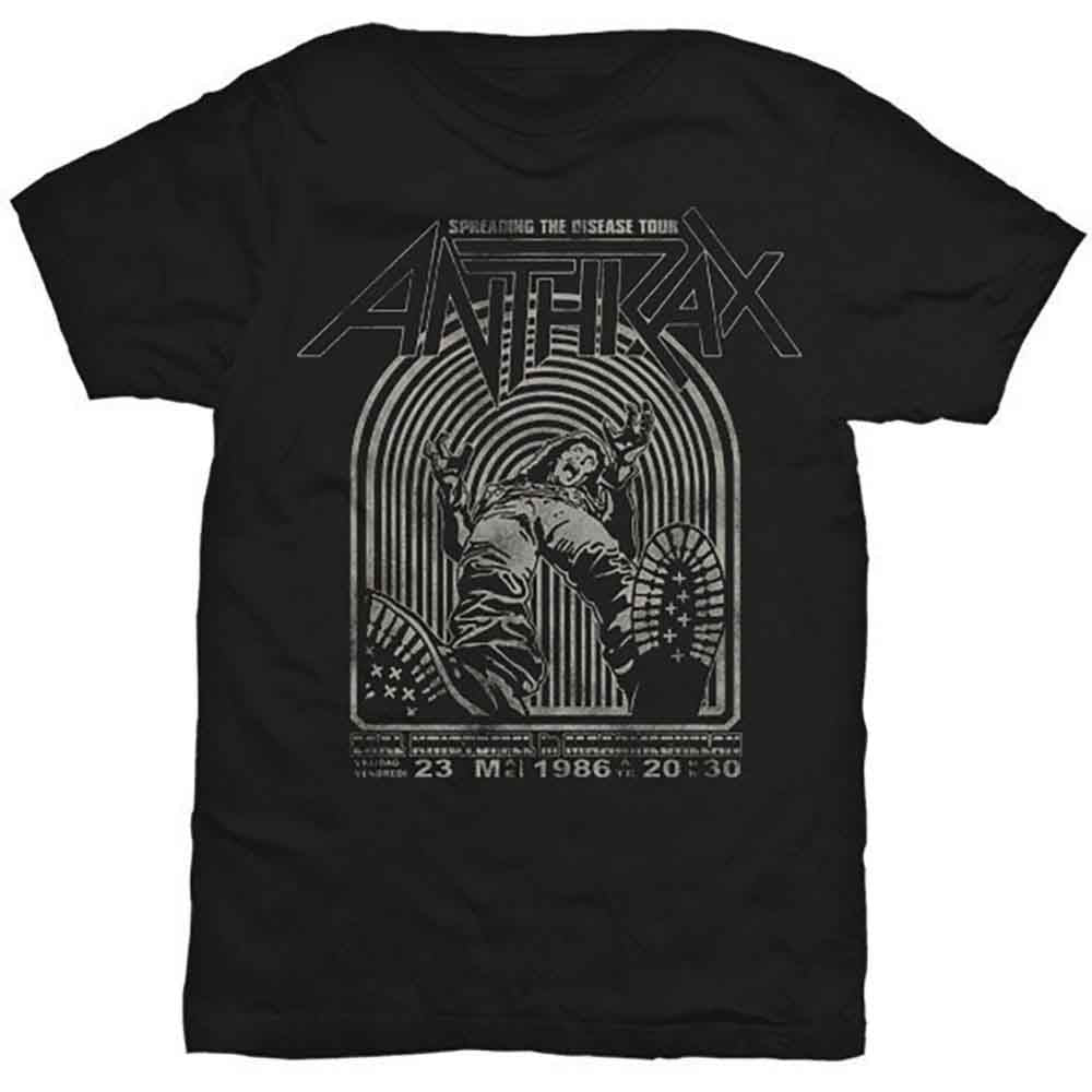 Anthrax - Spreading the disease | T-Shirt Black