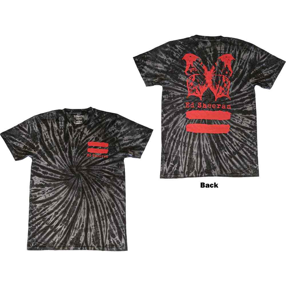 Ed Sheeran - Red Equals Butterfly | T-Shirt Black