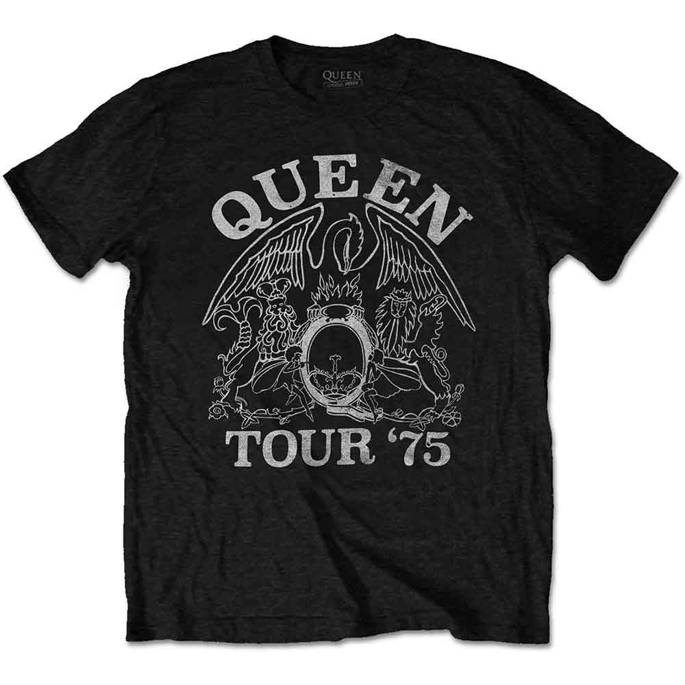 Queen - Tour '75 | T-Shirt Black