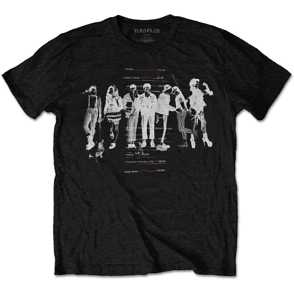 Yungblud - Weird Track list | T-Shirt Black