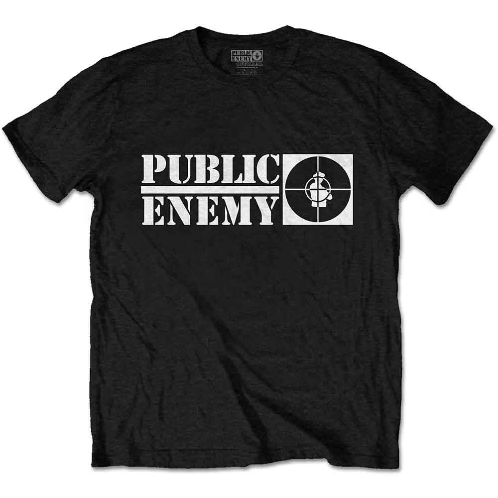 Public Enemy - Crosshairs Logo | T-Shirt Black