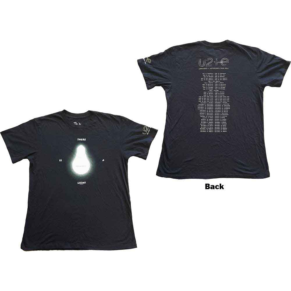 U2 - I+E Tour 2015 There Is A Light | T-Shirt Black