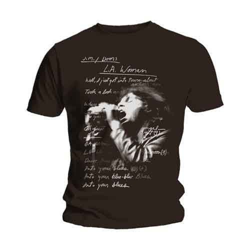 The Doors - LA Woman Lyrics | T-Shirt Black