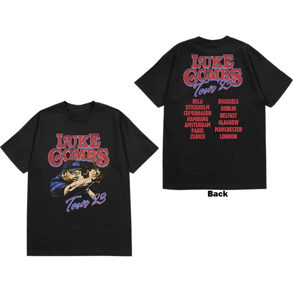 Luke Combs - Tour '23 Smashing Beer | T-Shirt Black