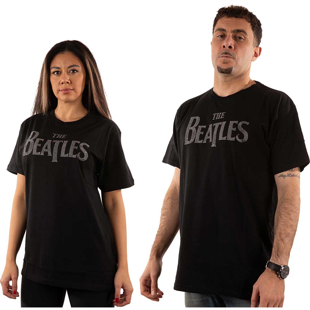 The Beatles - Drop T Logo | T-Shirt Black