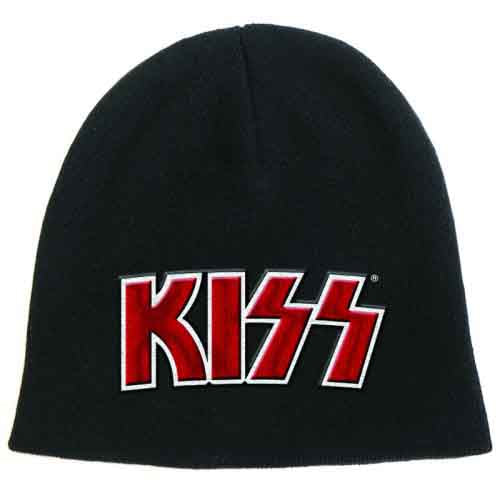 KISS - Red on White Logo | Hat Black
