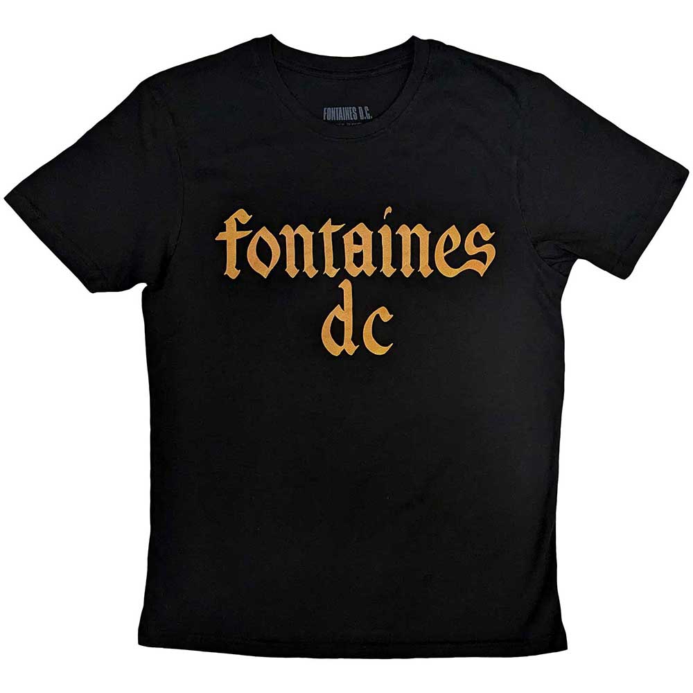 Fontaines D.C. - Gothic Logo | T-Shirt Black