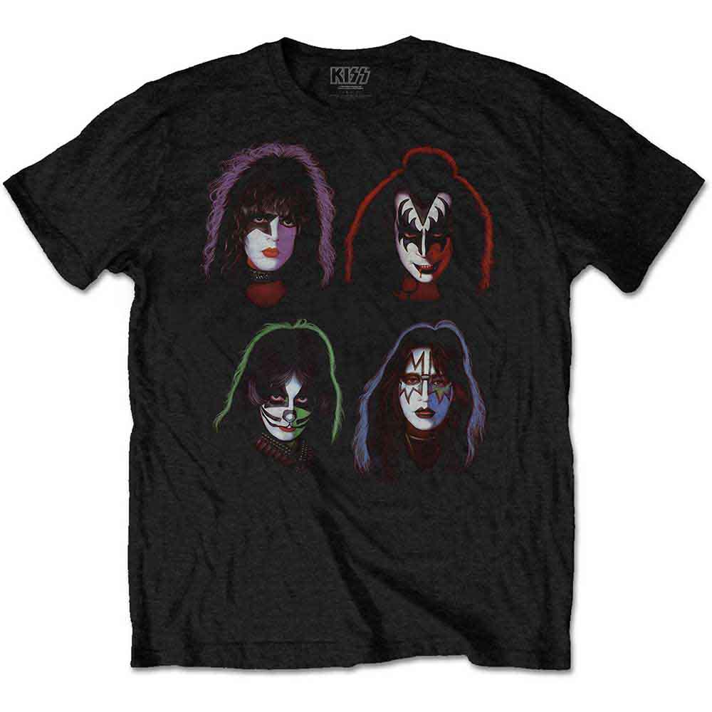 KISS - Faces | T-Shirt Black