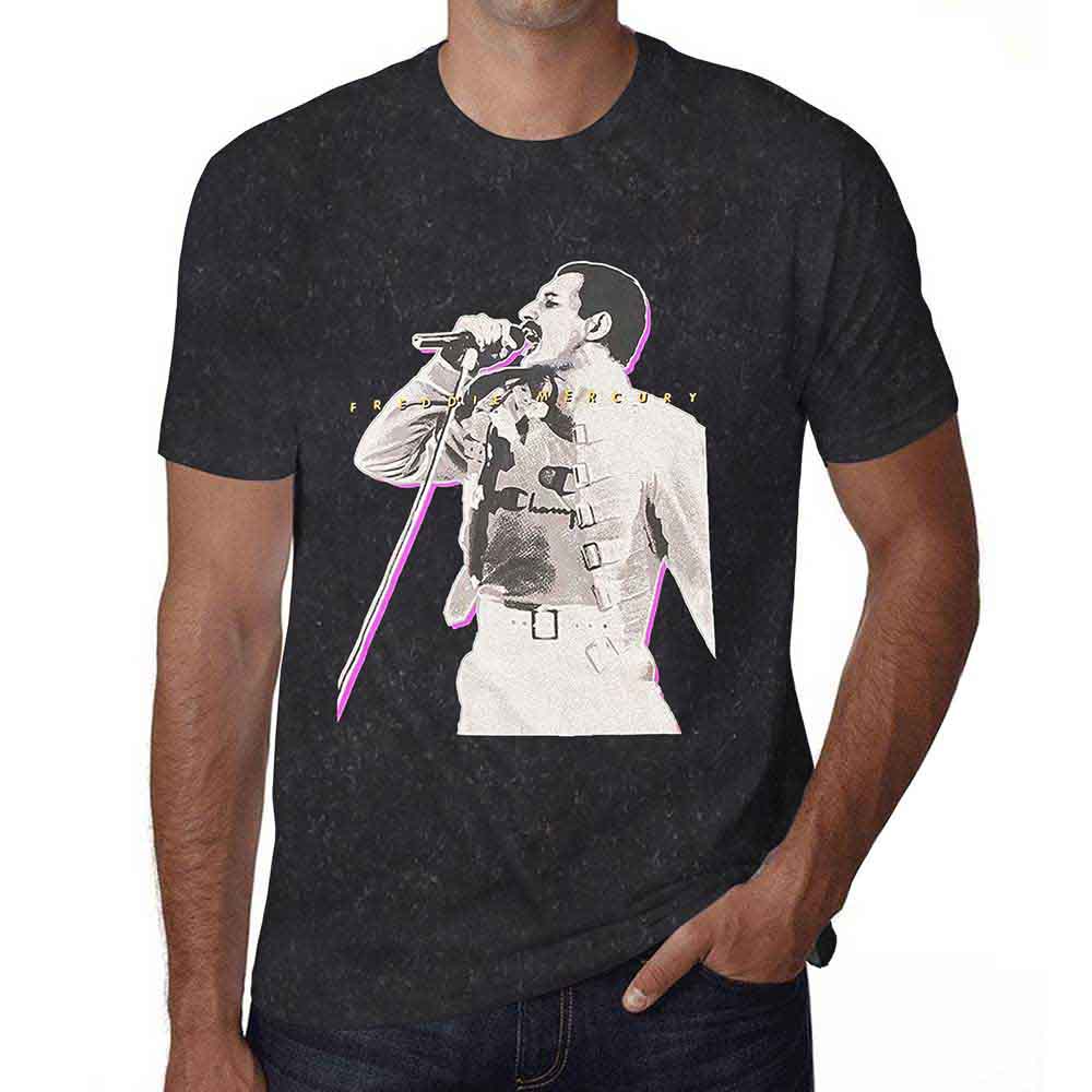 Freddie Mercury - Glow | T-Shirt Black