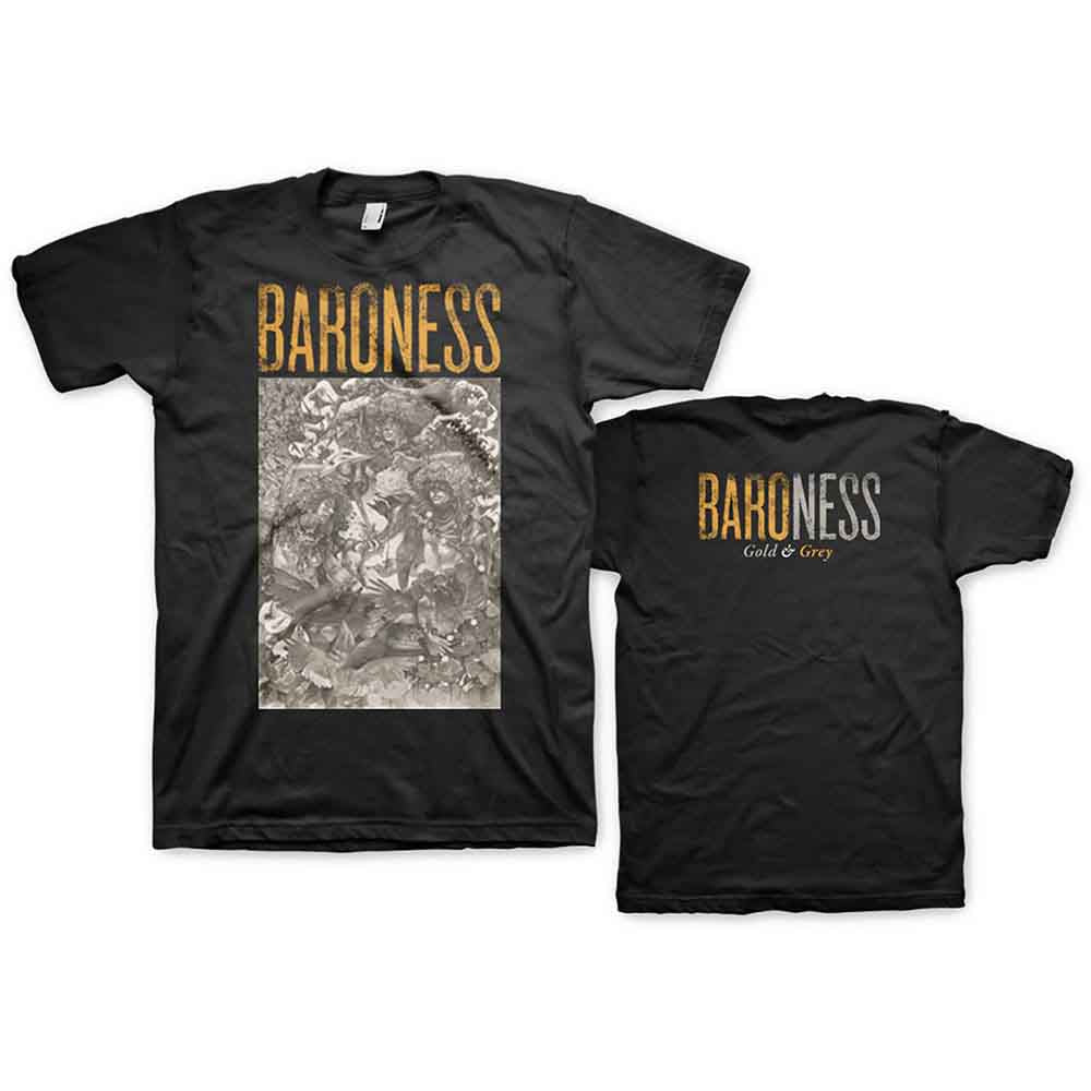 Baroness - Gold & Grey | T-Shirt Black