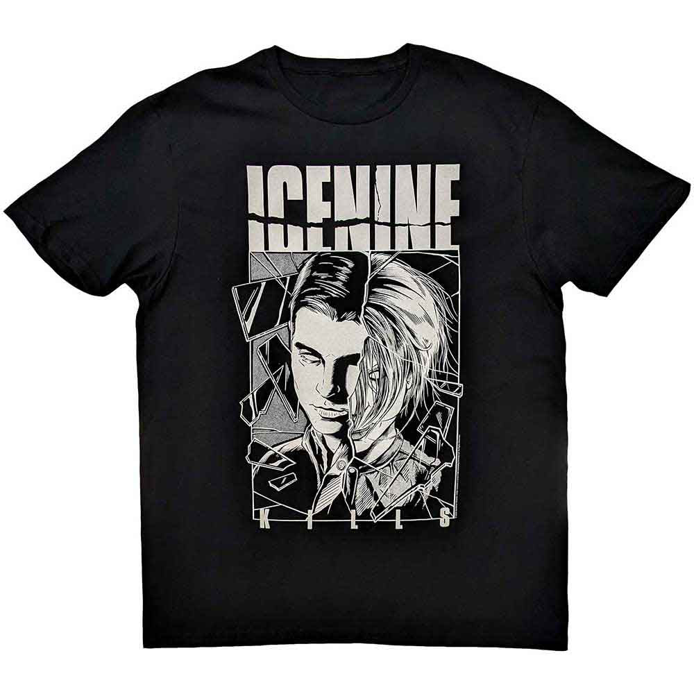 Ice Nine Kills - Shower Scene Split Face | T-Shirt Black