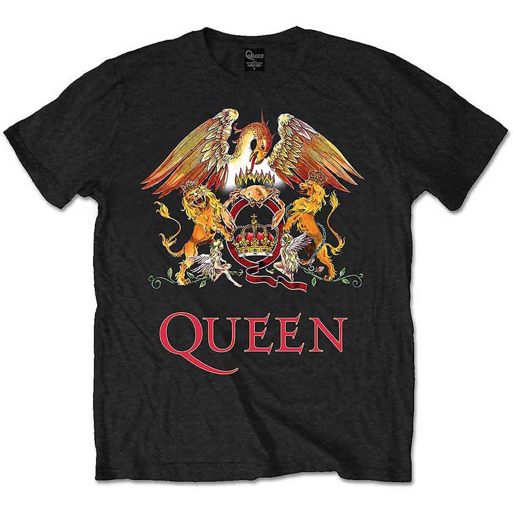 Queen - Classic Crest | T-Shirt Black