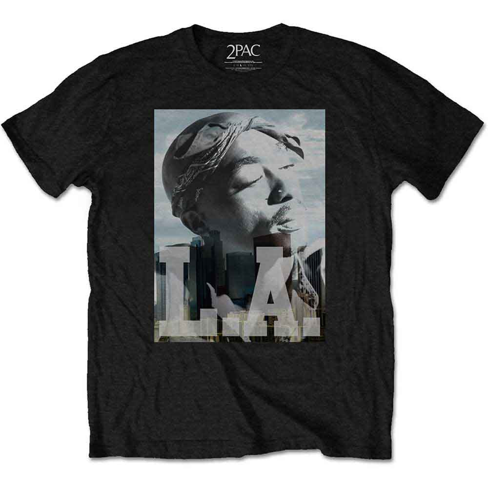 Tupac - LA Skyline | T-Shirt Black