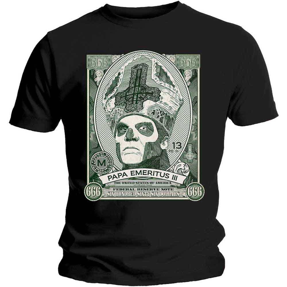 Ghost - Papa Cash | T-Shirt Black