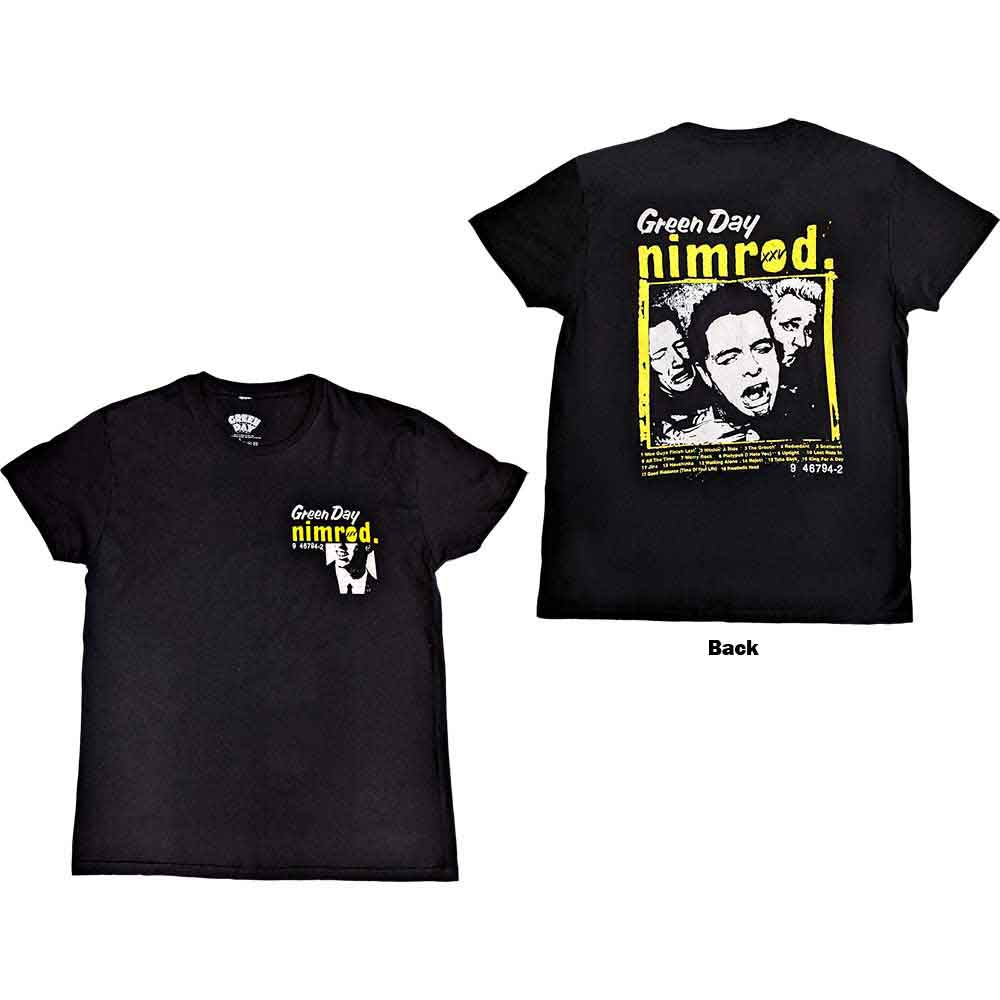 Green Day - Nimrod Breast Print | T-Shirt Black