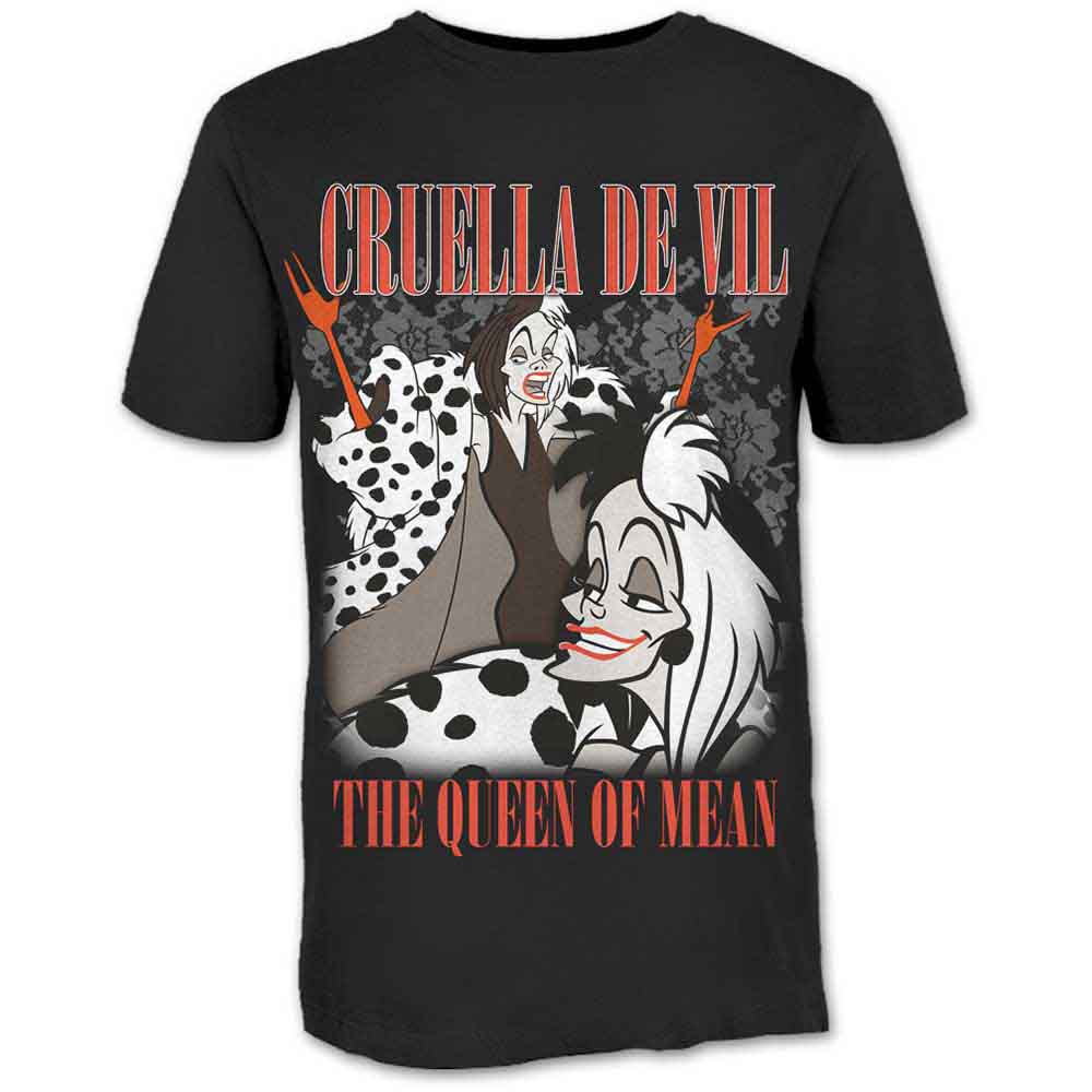 Disney - 101 Dalmatians Cruella Homage | T-Shirt Black