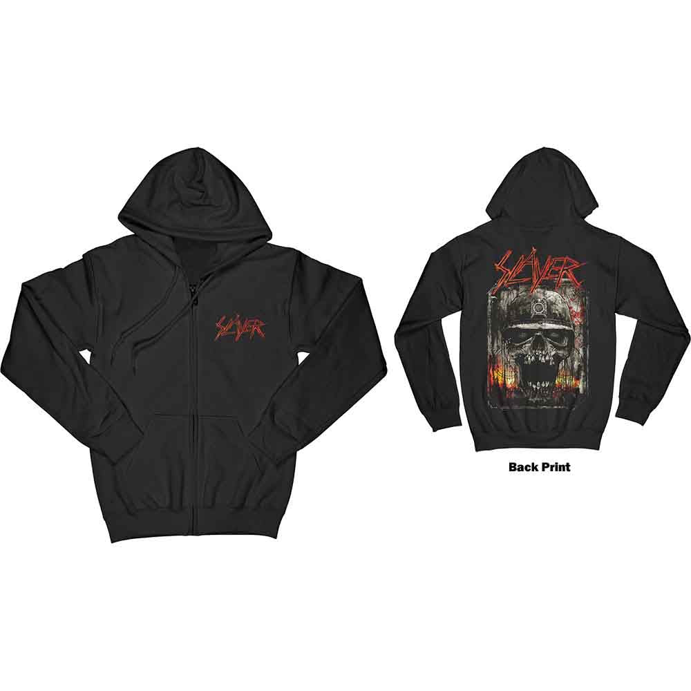 Slayer - Etched Skull | Sweatshirt Black