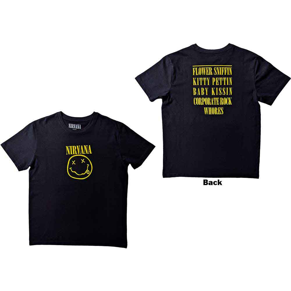 Nirvana - Flower Sniffin | T-Shirt Black