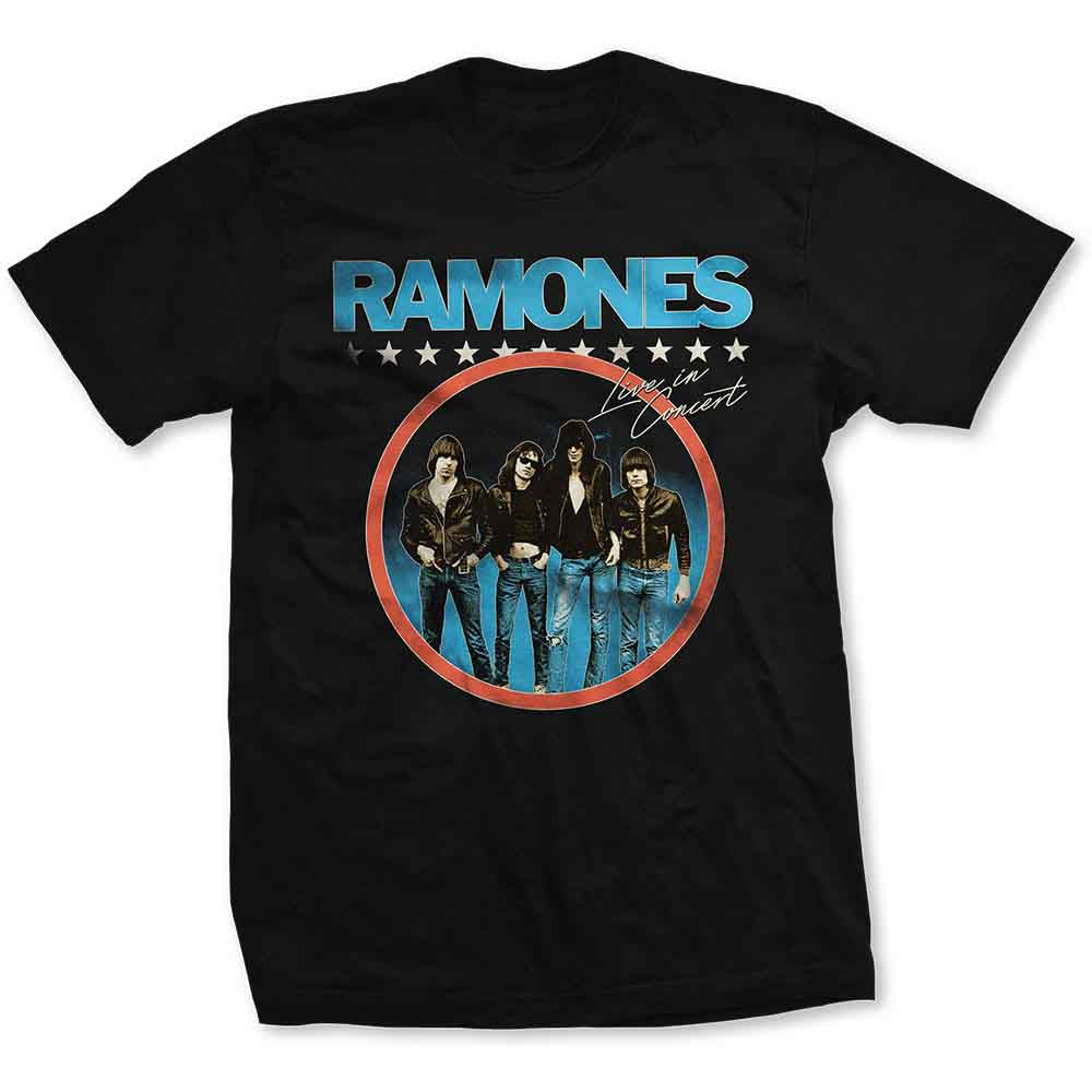 Ramones - Circle Photo | T-Shirt Black