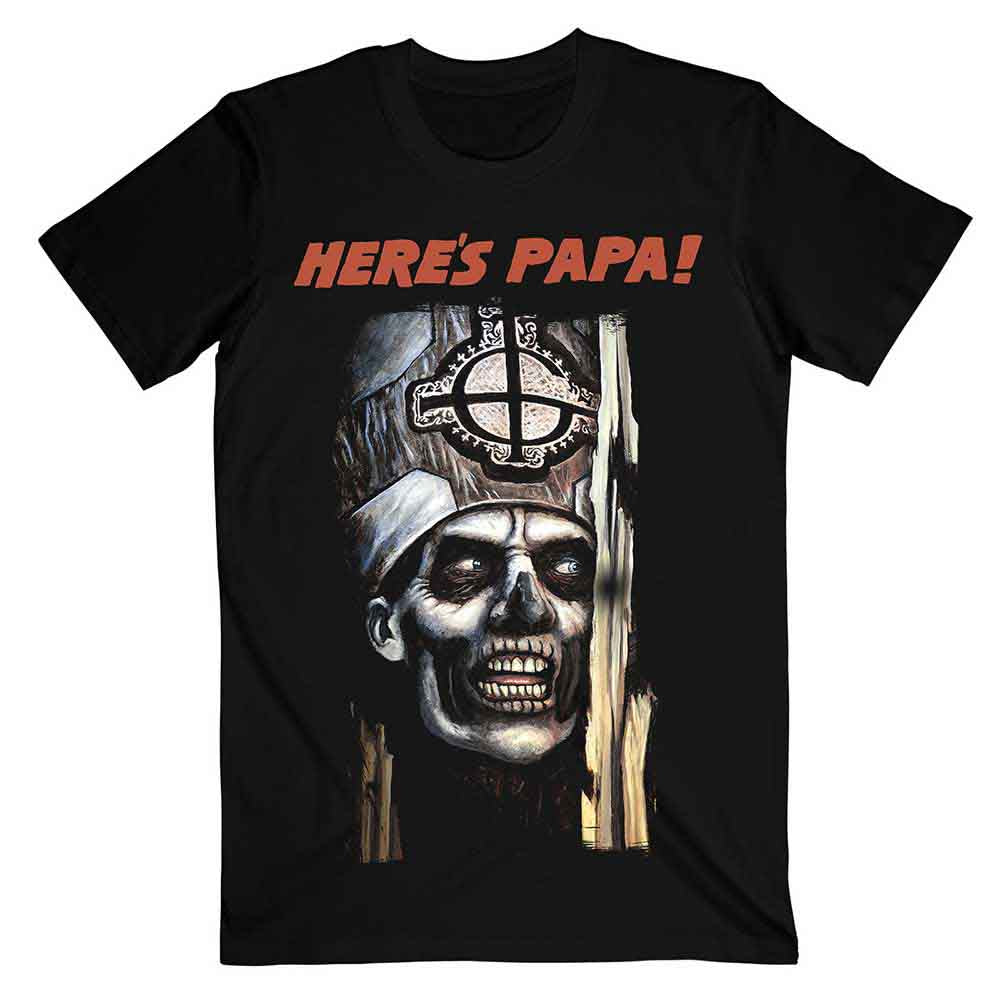 Ghost - Here's Papa | T-Shirt Black