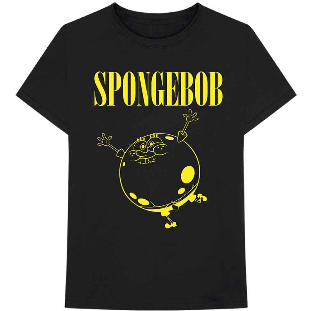 Nickelodian - SpongeBob Inflated Sponge | T-Shirt Black