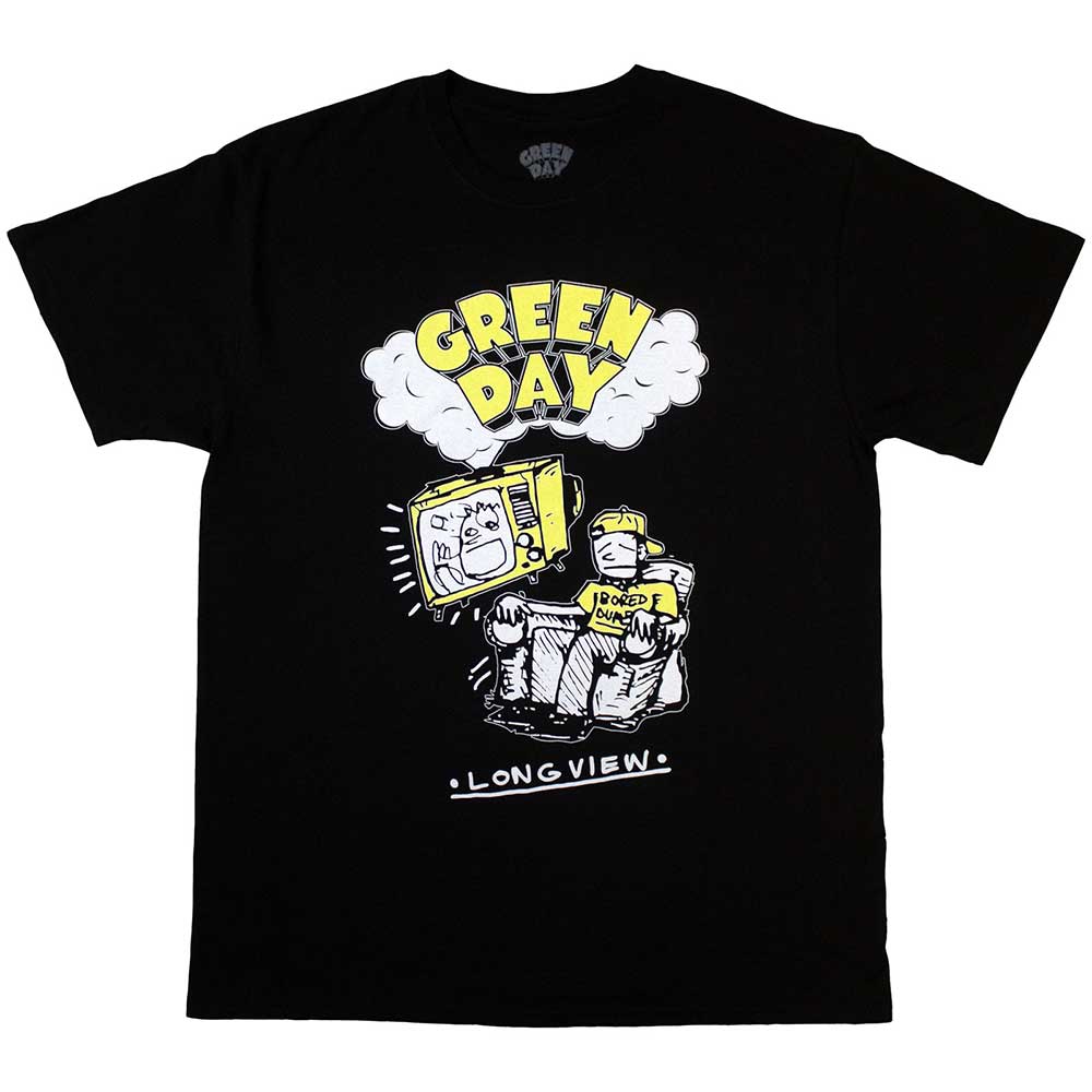 Green Day - Longview Doodle | T-Shirt Black