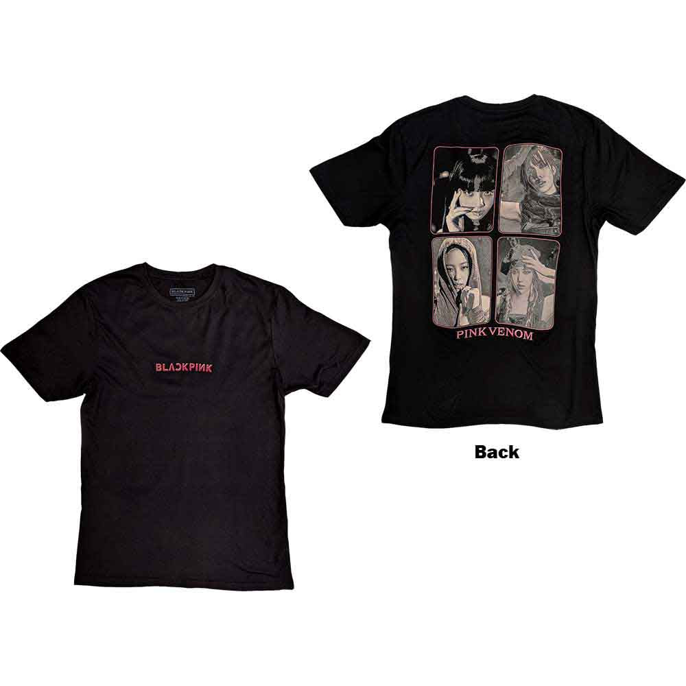 BlackPink - Pink Venom Group Photo | T-Shirt Black