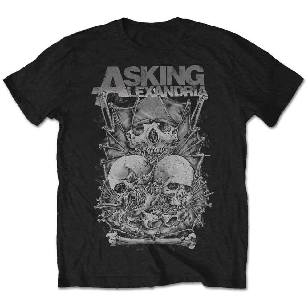 Asking Alexandria - Skull Stack | T-Shirt Black