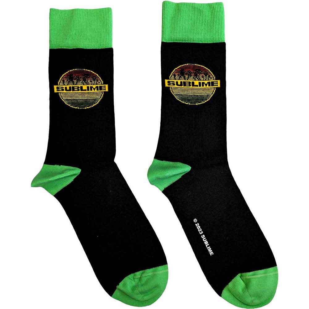 Sublime - Circle Logo | Socks Black