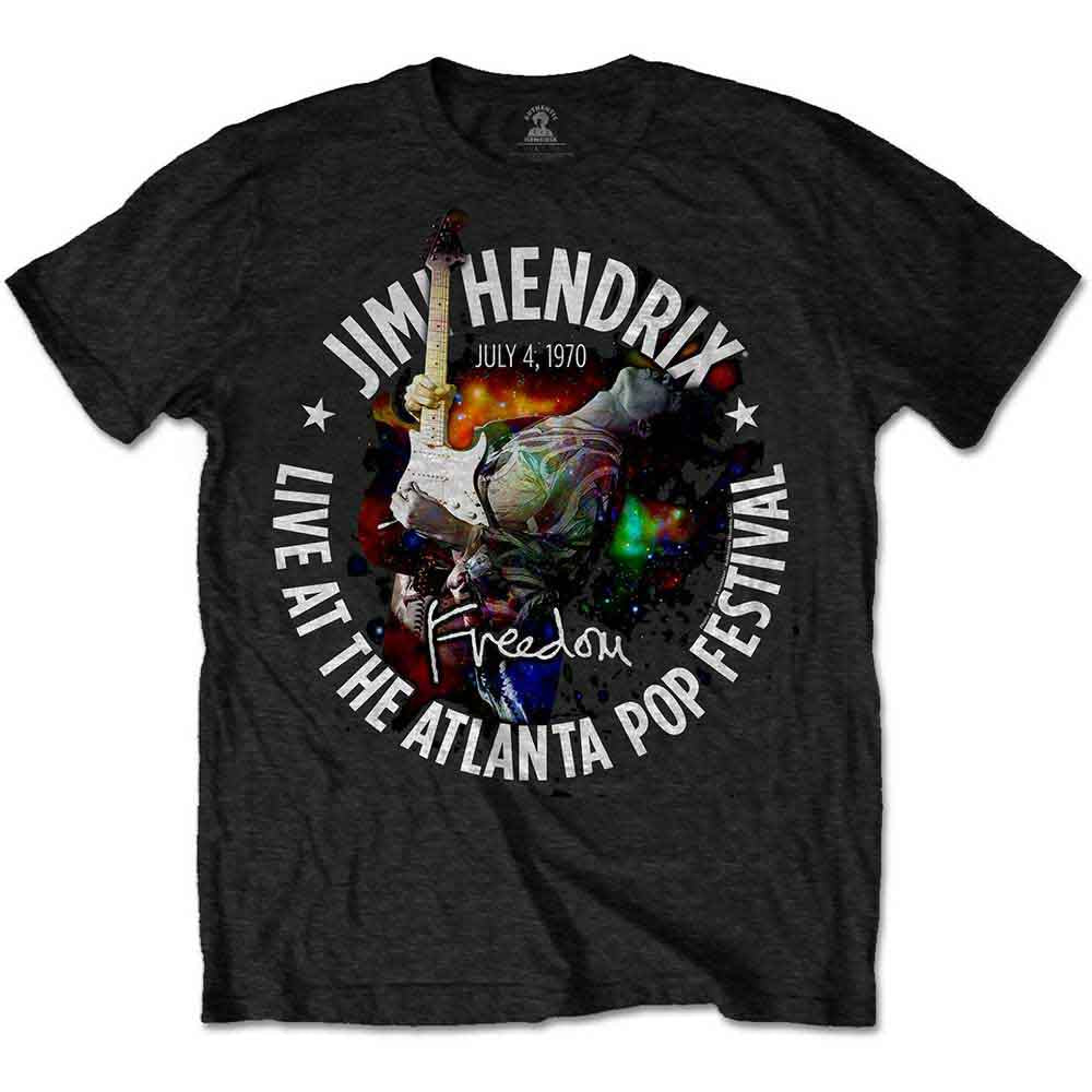 Jimi Hendrix - Atlanta Pop Festival 1970 | T-Shirt Black