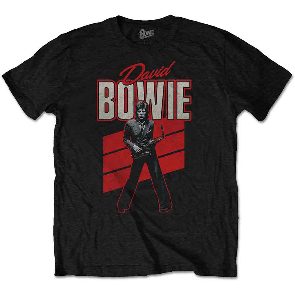 David Bowie - Red Sax | T-Shirt Black