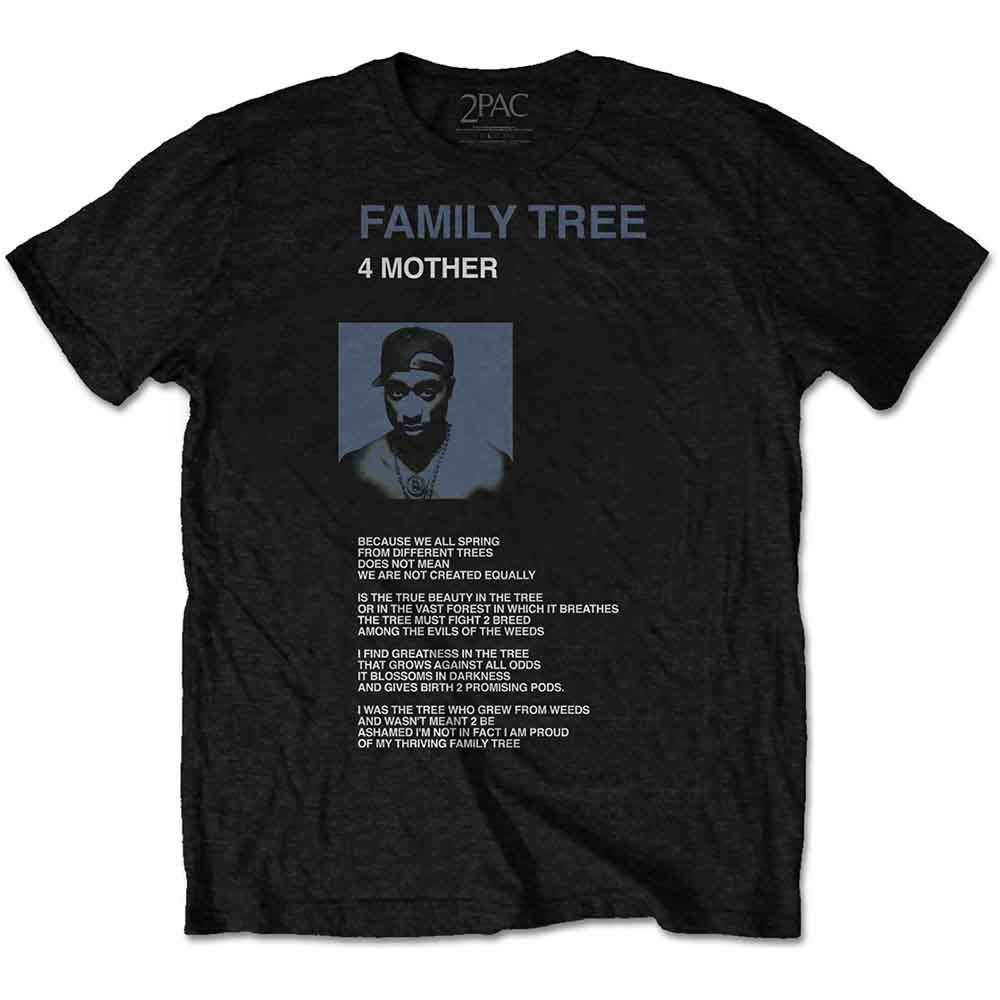 Tupac - Family Tree | T-Shirt Black