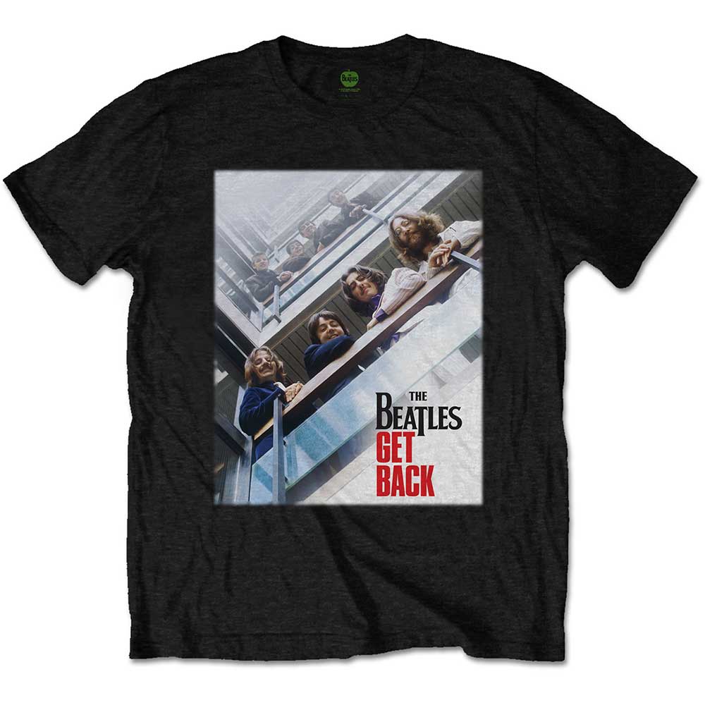 The Beatles - Get Back Poster | T-Shirt Black