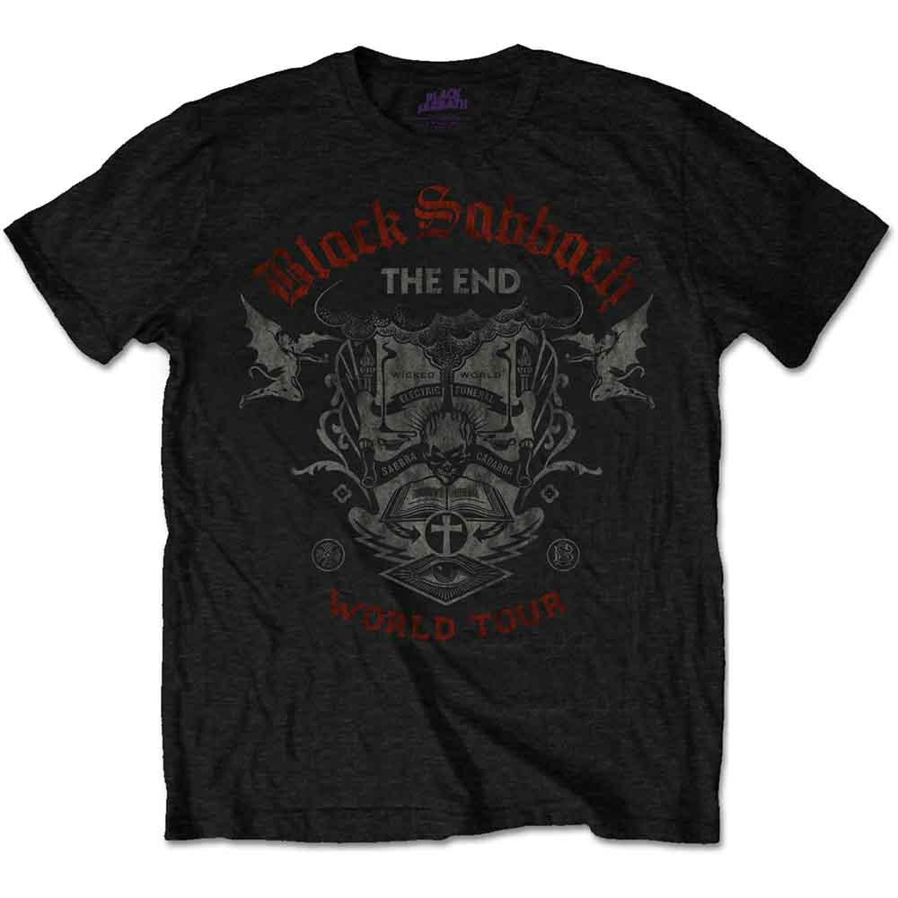 Black Sabbath - The End Reading Skull | T-Shirt Black