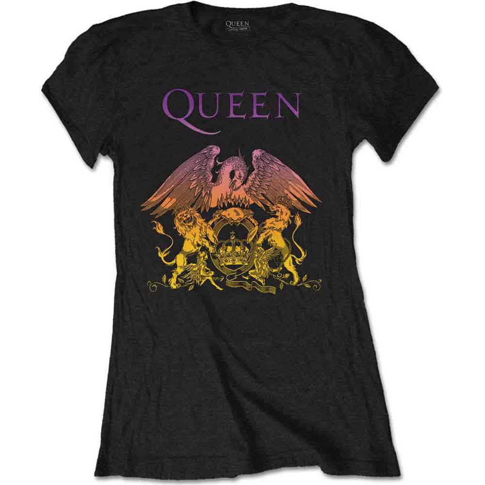 Queen - Gradient Crest | T-Shirt Black