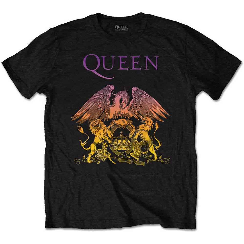 Queen - Gradient Crest | T-Shirt Black