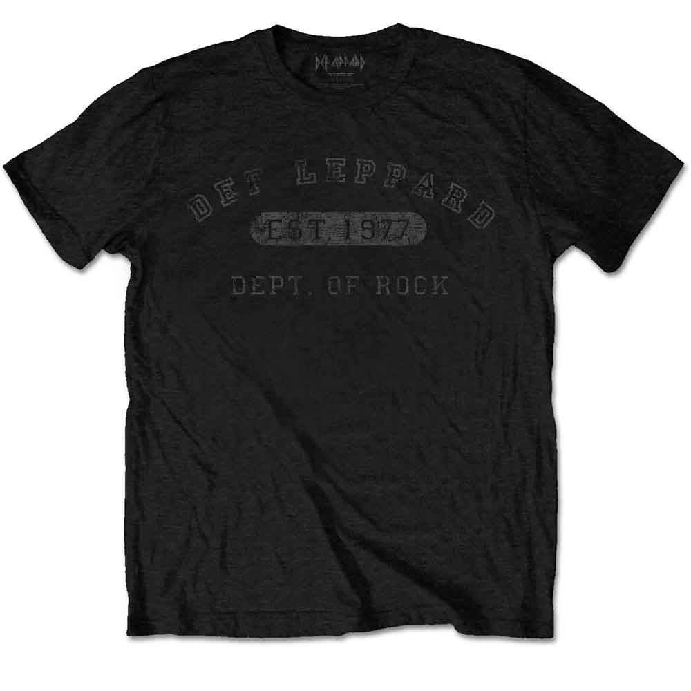 Def Leppard - Collegiate Logo | T-Shirt Black