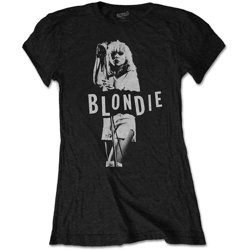 Blondie - Mic. Stand | T-Shirt Black